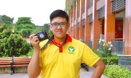 Nam sinh ‘Sao Tháng Giêng’ đam mê hoạt động tình nguyện