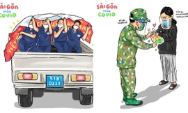 Chàng trai tái hiện “Sài Gòn mùa COVID” qua những nét vẽ sống động