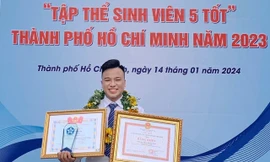 Châm ngôn sống ‘cho đi là còn mãi’ của nam sinh trường ĐH Văn Hiến đạt Danh hiệu ‘Sinh viên 5 tốt’ cấp T. Ư 