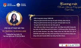 Sáu nữ sinh của ĐHQG TP. HCM nhận Giải thưởng ‘Nữ sinh khoa học công nghệ Việt Nam năm 2022’ 