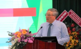 Chánh án Tòa án Nhân dân Tối cao Nguyễn Hòa Bình 'truyền cảm hứng' cho sinh viên ĐHQG TP. HCM