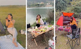 Trào lưu cắm trại ngoài trời thu hút bạn trẻ Gen Z