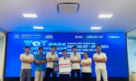 Đội thi trường CĐ Kỹ thuật Cao Thắng giành giải Nhất cuộc thi ‘Sáng tạo IoT NTTU 2024’
