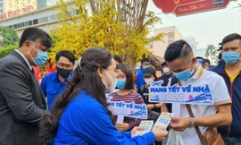 ‘Mang Tết về nhà’: Đưa 360 sinh viên về quê đón Tết
