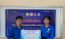 Sinh viên trường ĐH An Giang khởi động Tháng Thanh niên