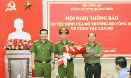 Công bố quyết định của Bộ trưởng Công an về điều động cán bộ