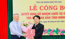 Chân dung tân Chánh án TAND tỉnh Ninh Bình 