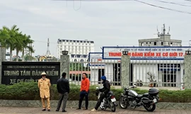 Khám xét hai trung tâm đăng kiểm xe cơ giới ở Thái Bình