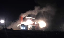 Trạm trộn bê tông không phép ở Yên Bái hoạt động ngày đêm bất chấp lệnh di dời