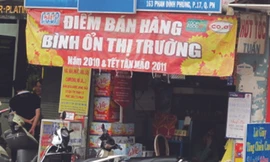 Nhiều điểm bán hàng bình ổn giá đã hết hàng từ hơn hai tuần nay