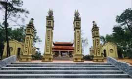 Nhiều hạng mục Đền Trôốc Vực đã hoàn thành và đưa vào hương khói