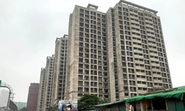 Tòa chung cư khu đô thị Pháp Vân Tứ Hiệp xây dựng dang dở