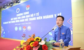 Anh Nguyễn Tường Lâm, Bí thư Trung ương Đoàn, phát biểu tại chương trình đối thoại