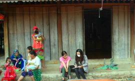 Tôi trong những lần tác nghiệp tại thôn, buôn vùng sâu