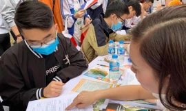 Thí sinh thi đợt 2 hoàn toàn yên tâm khi tham gia xét tuyển ĐH (ảnh chụp trước ngày 27/4). Ảnh: Diệp An