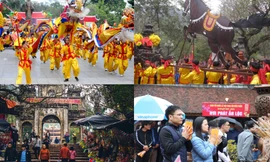 Người dân đổ dồn về hàng chục lễ hội lớn diễn ra ngay sau Tết Nguyên đán