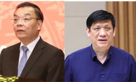 Ông Chu Ngọc Anh ( trái) và Nguyễn Thanh Long thời điểm chưa bị khởi tố