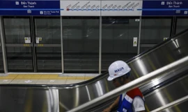 Ga ngầm Bến Thành thuộc tuyến metro số 1 TPHCM. Ảnh: Duy Anh 