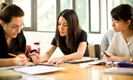 Một kỳ thi IELTS. Ảnh: IELTS British Council Vietnam