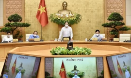 Bộ máy Chính phủ hiện nay gồm Thủ tướng Phạm Minh Chính cùng 5 Phó Thủ tướng và 22 bộ trưởng, trưởng ngành. Ảnh: Như Ý