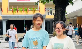 Học sinh thi tuyển vào lớp 10 Hà Nội năm ngoái