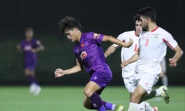 U23 Việt Nam đã thể hiện tốt trong trận hòa 0-0 trước U23 Jordan. Ảnh: Anh Đoàn