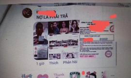 Công ty đòi nợ thuê vu khống, bịa đặt, đăng ảnh người dân lên mạng xã hội để gây áp lực trả nợ. Ảnh: Sở TT&TT TPCT 