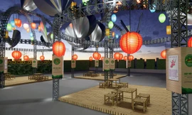 Một góc không gian Ngày Thơ Việt Nam 2023