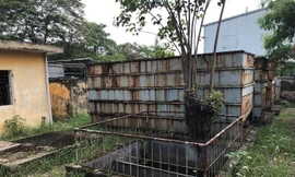 Trạm xử lý nước thải Cụm công nghiệp làng nghề Tân Triều bỏ hoang nhiều năm nay