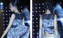 'Bán lúa non' người mẫu nhí