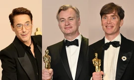 Oppenheimer càn quét Oscar 2024: Phản ứng của nam chính khi nhận cúp gây sốt
