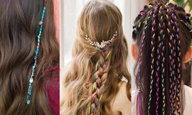Muốn thêm sắc màu cho tóc nhưng không được nhuộm, thử ngay hairwrap!