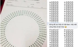 Lác mắt trước phiếu trả lời trắc nghiệm chống gian lận của trường Đại học ở Thái Lan