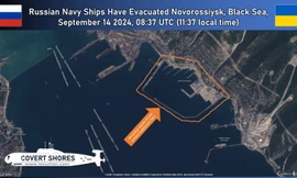 Hạm đội Biển Đen Nga rời cảng Novorossiysk