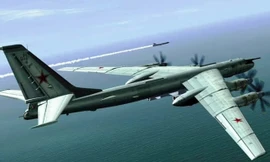 Chín máy bay ném bom chiến lược Tu-95MS cất cánh ở Nga