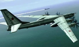 Hàng loạt máy bay ném bom Nga cất cánh trong đêm