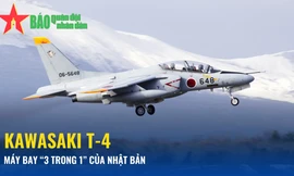 Kawasaki T-4 - Máy bay ‘3 trong 1’ của Nhật Bản