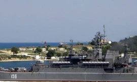 Tình báo Ukraine: Tàu đổ bộ Yamal của Nga bị hư hỏng nặng