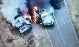Ukraine tung video phá hủy hàng loạt phương tiện chiến đấu của Nga