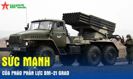 Sức mạnh của pháo phản lực BM-21 Grad