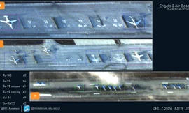 Chín cường kích - ném bom Su-34 của Nga đồng loạt xuất hiện tại căn cứ Engels-2