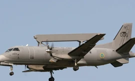 ‘Radar bay’ của Thụy Điển xuất hiện trên bầu trời Ukraine