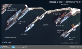 Nga đưa hàng chục chiến hạm của Hạm đội Biển Đen từ Sevastopol tới Novorossiysk 