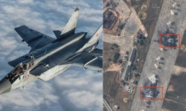 Ảnh vệ tinh tiết lộ thiệt hại của Nga ở căn cứ không quân Belbek