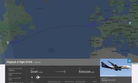 Ba máy bay chở hàng Boeing 747 của Mỹ hạ cánh tại 'cửa ngõ' viện trợ cho Ukraine