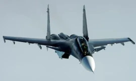 Ukraine tung video máy bay chiến đấu Su-30SM của Nga bị thiêu rụi