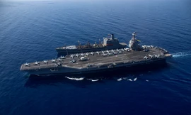 Hạm đội tàu sân bay hùng hậu được Mỹ điều đến Trung Đông