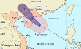 Bão số 3 mạnh lên tới cấp 10