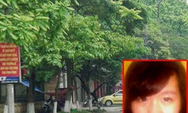 Khu vực nơi xảy ra vụ hỗn chiến (ảnh lớn) và nữ sinh đâm tình địch trọng thương bị bắt giữ (ảnh nhỏ)