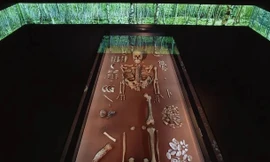 Manh mối mới về mộ chôn pháp sư và đứa trẻ sơ sinh khoảng 9.000 năm trước